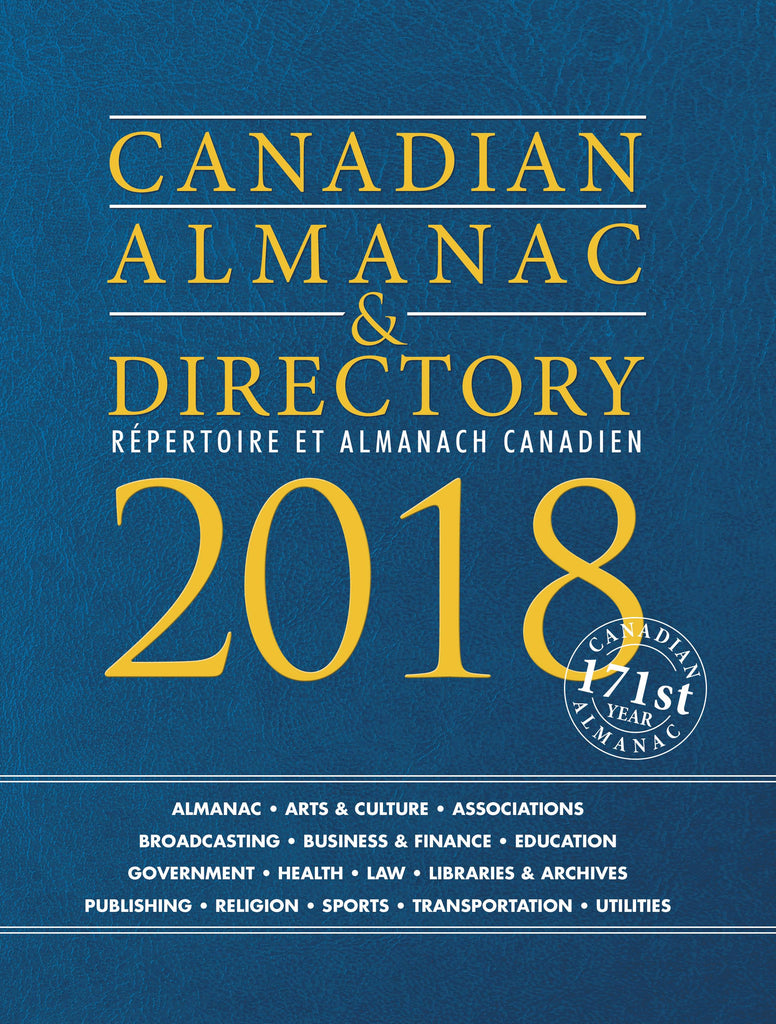 Canadian Almanac & Directory, 2018