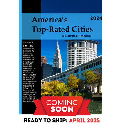 America's Top-Rated Cities, 5 Volume Set, 2025