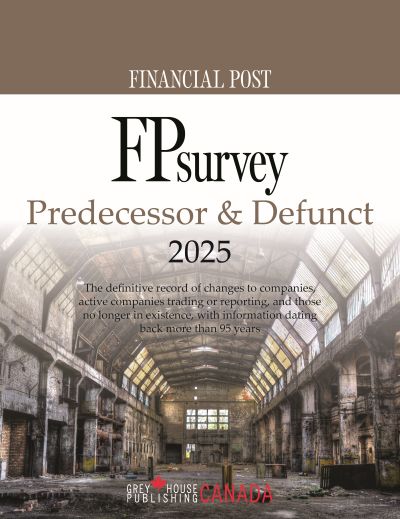 FPsurvey: Predecessor & Defunct, 2025