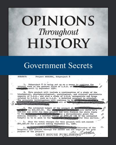 Opinions Throughout History:  Government Secrets
