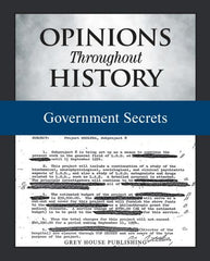Opinions Throughout History:  Government Secrets
