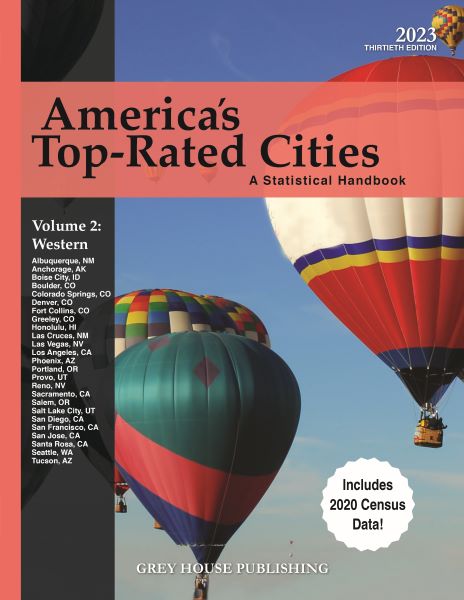America's Top-Rated Cities, Vol. 2 Western, 2023