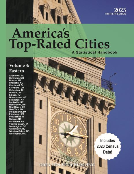 America's Top-Rated Cities, Vol. 4 Eastern, 2023