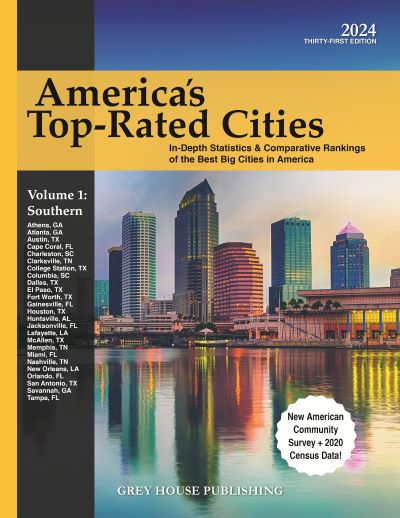 America's Top-Rated Cities, 4 Volume Set, 2024