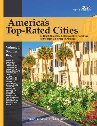 America's Top-Rated Cities, 4 Volume Set, 2026