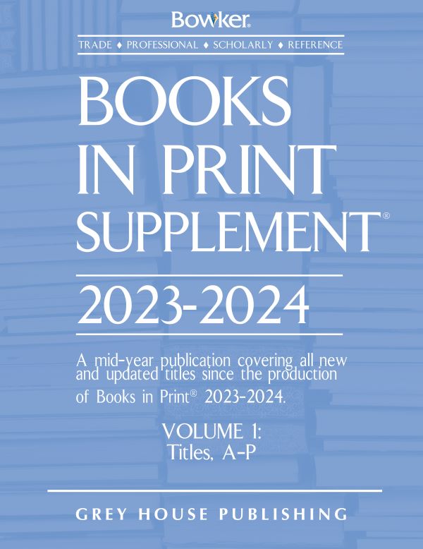 Books In Print Supplement - 3 Volume Set, 2023/2024