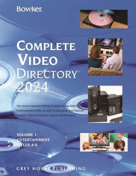 Bowker's Complete Video Directory - 4 Volume Set, 2024