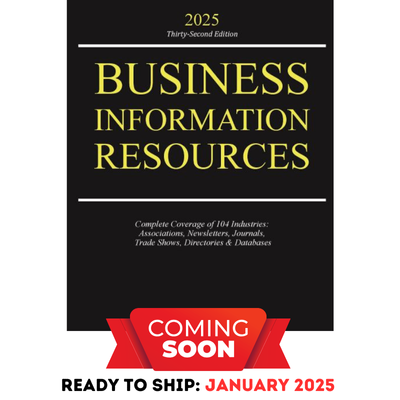 Business Information Resources, 2025