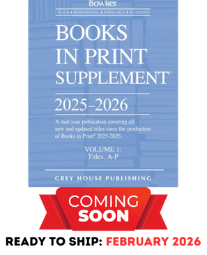Books In Print Supplement - 3 Volume Set, 2025/2026