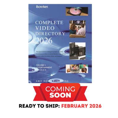 Bowker's Complete Video Directory - 4 Volume Set, 2026