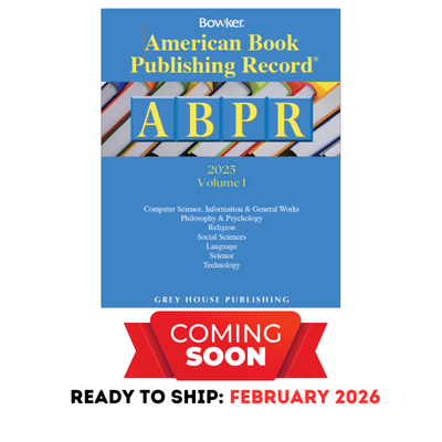 American Book Publishing Record Annual - 2 Vol Set, 2025
