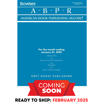 American Book Publishing Record Monthly, 2025 Subscription