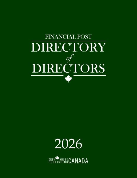 Financial Post Directory of Directors, 2026