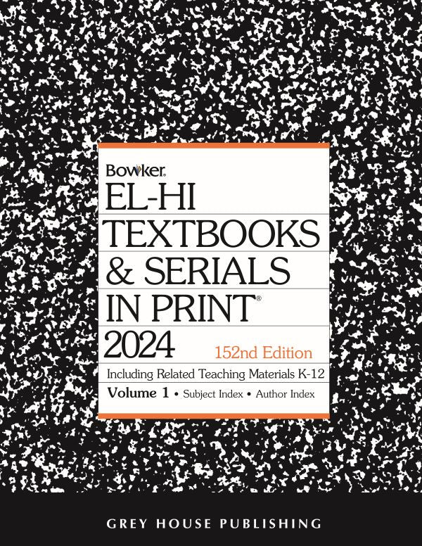 El-Hi Textbooks & Serials in Print - 2 Volume Set, 2024