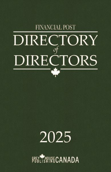 Financial Post Directory of Directors, 2025