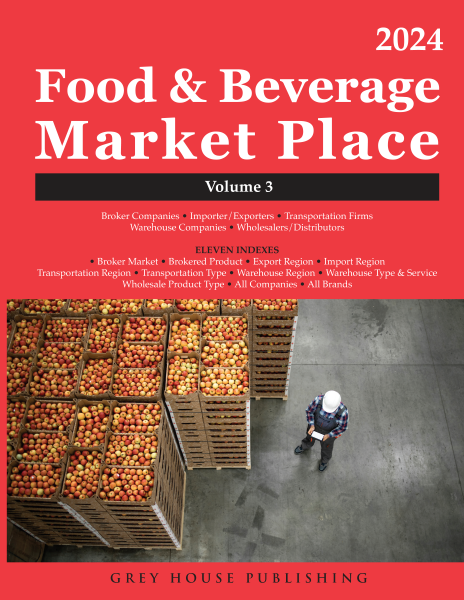 Food & Beverage Market Place: Volume 3 - Brokers/Wholesalers/Importer, etc, 2024