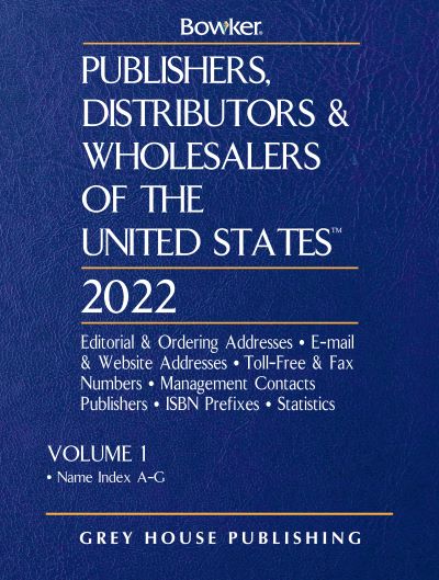 Publishers, Distributors & Wholesalers of the United States - 4 Volume Set, 2022