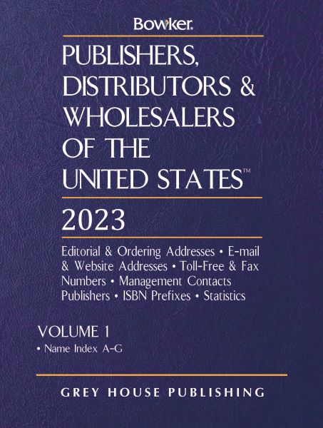Publishers, Distributors & Wholesalers of the United States - 4 Volume Set, 2023