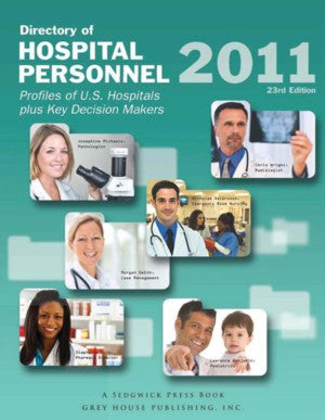 Directory of Hospital Personnel, 2011